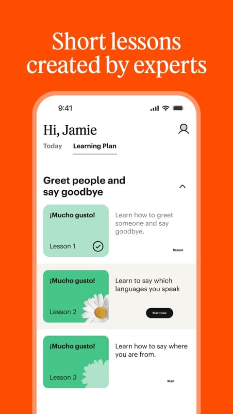 Babbel app screenshot 3