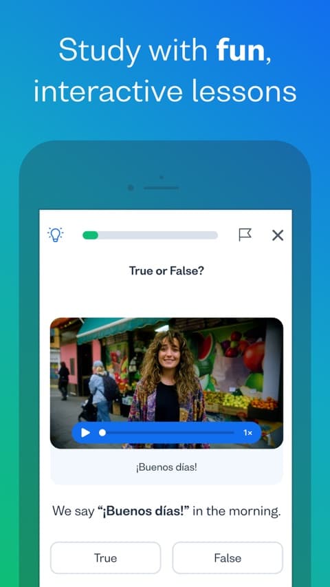 Busuu app screenshot 2